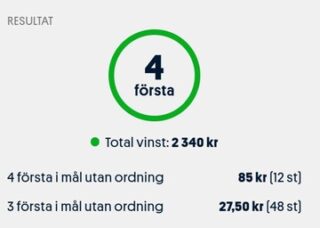 Andelar - High Five (17/1) - Mot Jackpotslantarna