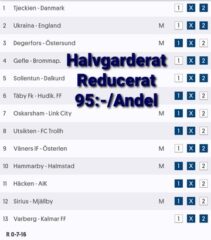 Andelar - Stryktipset (3/7): Mot Nästa Storvinst på Stryktipset!