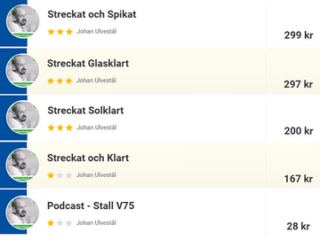 Andelar till V75  (26/9): Dags för Nästa Storvinst