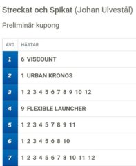 Andelar till V75 (15/8): Dags för nästa Storvinst?