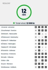 Andelar - Europatipset:  Mot Nästa Storvinst på Europatipset!