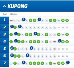 Fyra V75-Andelsbolag med System förslag, Dannero (13/8)