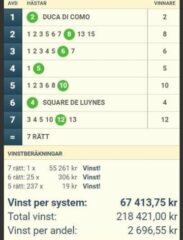 NY VINST, GS75 -  NÄR GALOPPEN STOD I FOKUS