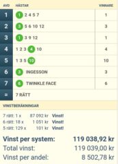 V75-Andelar med Elitloppet (30/5): Mot Nästa Storvinst på V75!