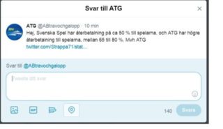 ATG inte bara ljuger rakt ut, utan också baktalar Svenska Spel felaktigt