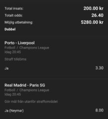 Dagens drag – Champions League