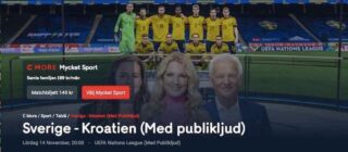 Sverige Kroatien Live Stream, TV-kanal, Speltips 14/11