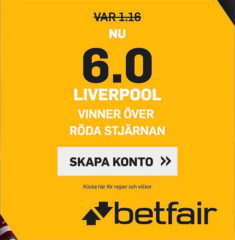 Speltips Röda Stjärnan – Liverpool 6/11